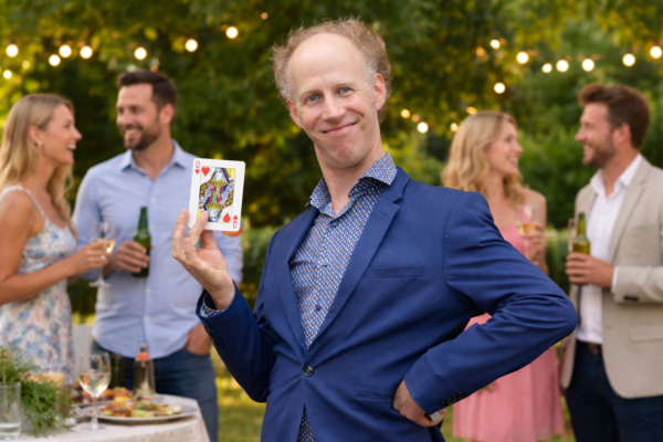 Close Up Magie Gartenparty