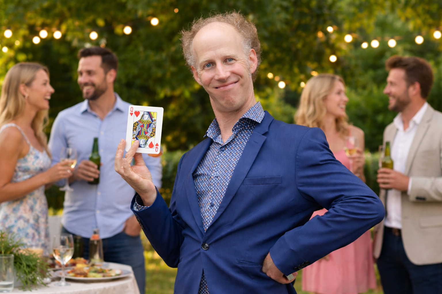 Close Up Magie Gartenparty